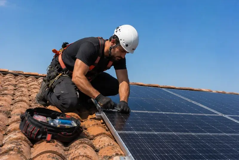 Maintenance et monitoring de panneaux solaires à Cluses