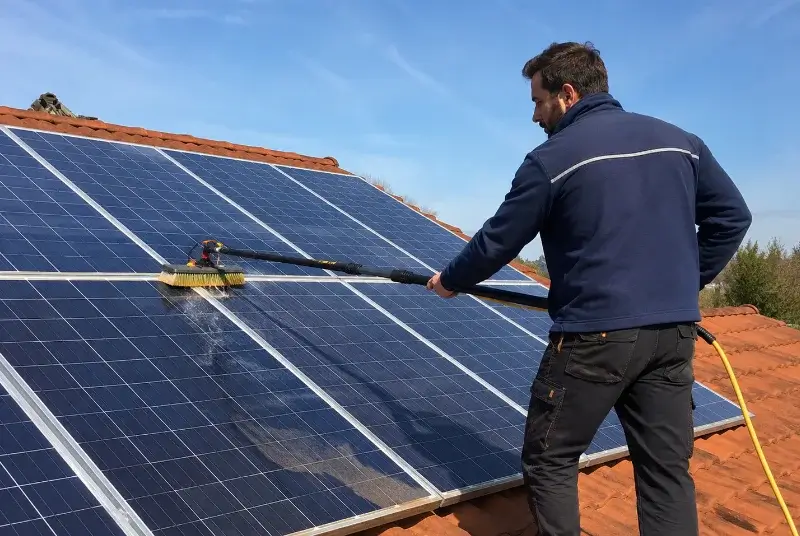 Nettoyage et entretien de panneaux solaires à Cluses